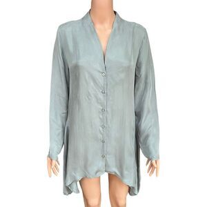 Soft Surroundings Laurel Tunic in Dusk Green Size M.